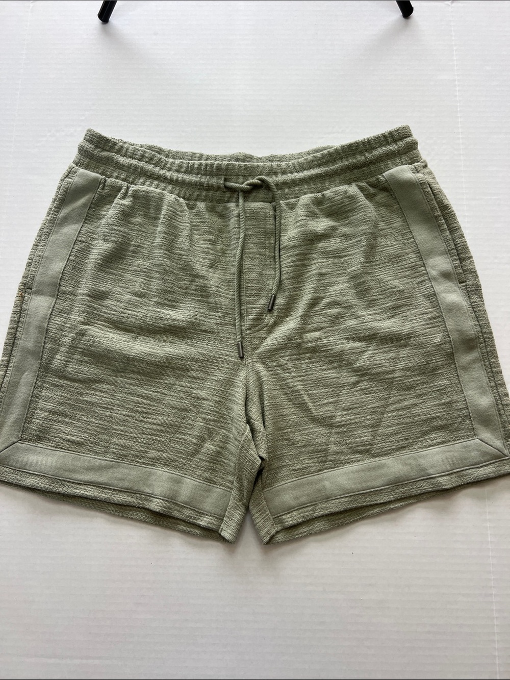 Banana Republic Men's Slub Boucle’ Drawstring Shorts Sprig Green Size L NWT